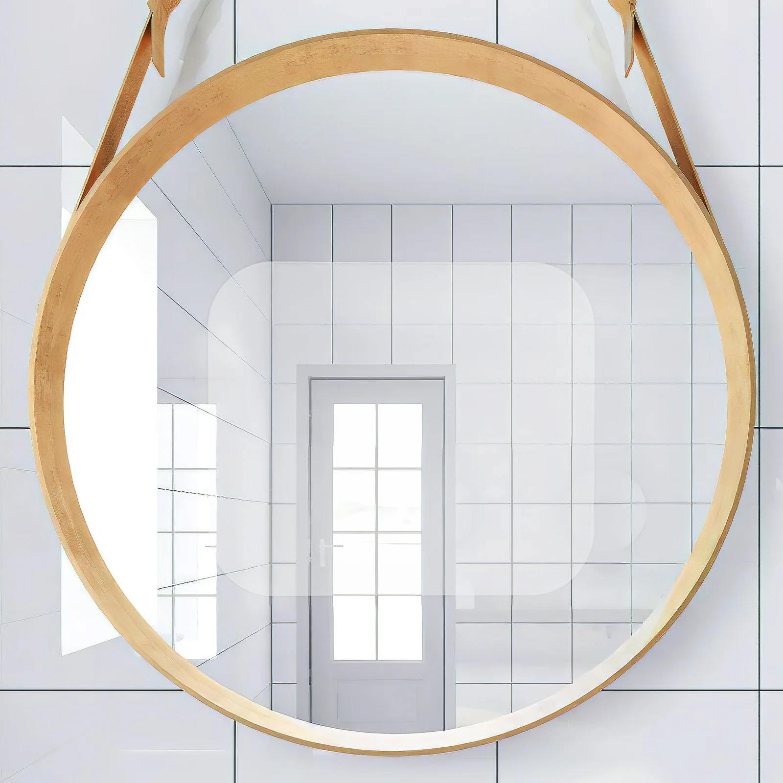 

Bathroom Mirror Anti-Fog Film Square Waterproof Protective Pad for Shower Makeup Mirrors Fog Free Hotel