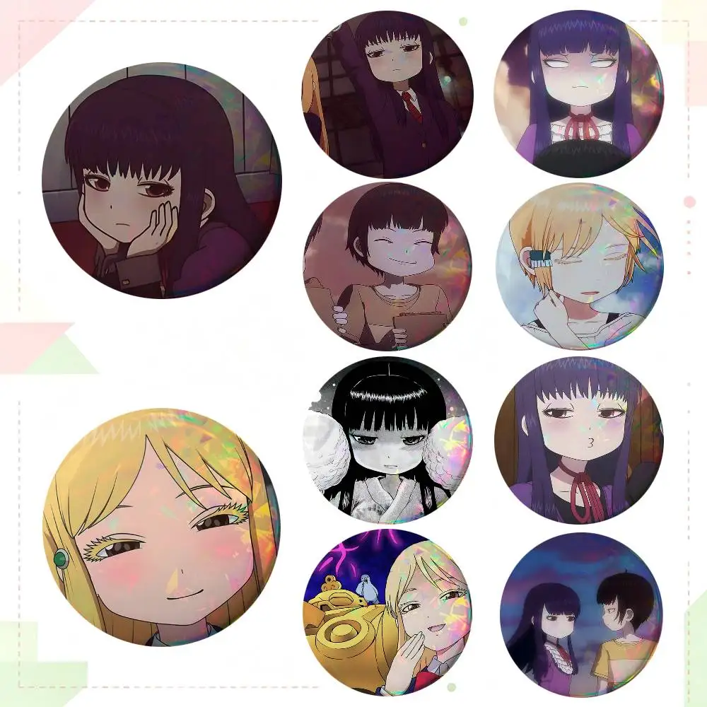 High Score Badges Button Round Creative Pin Brooch Badge Bag Decor Accessories Fans Collect Friends Gifts