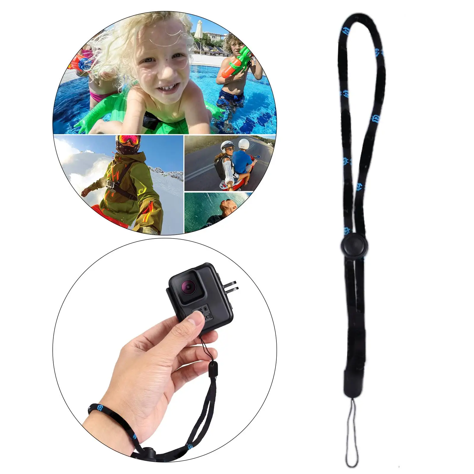 Hand Wrist Strap Lanyard Adjustable for , Electronic Accessories