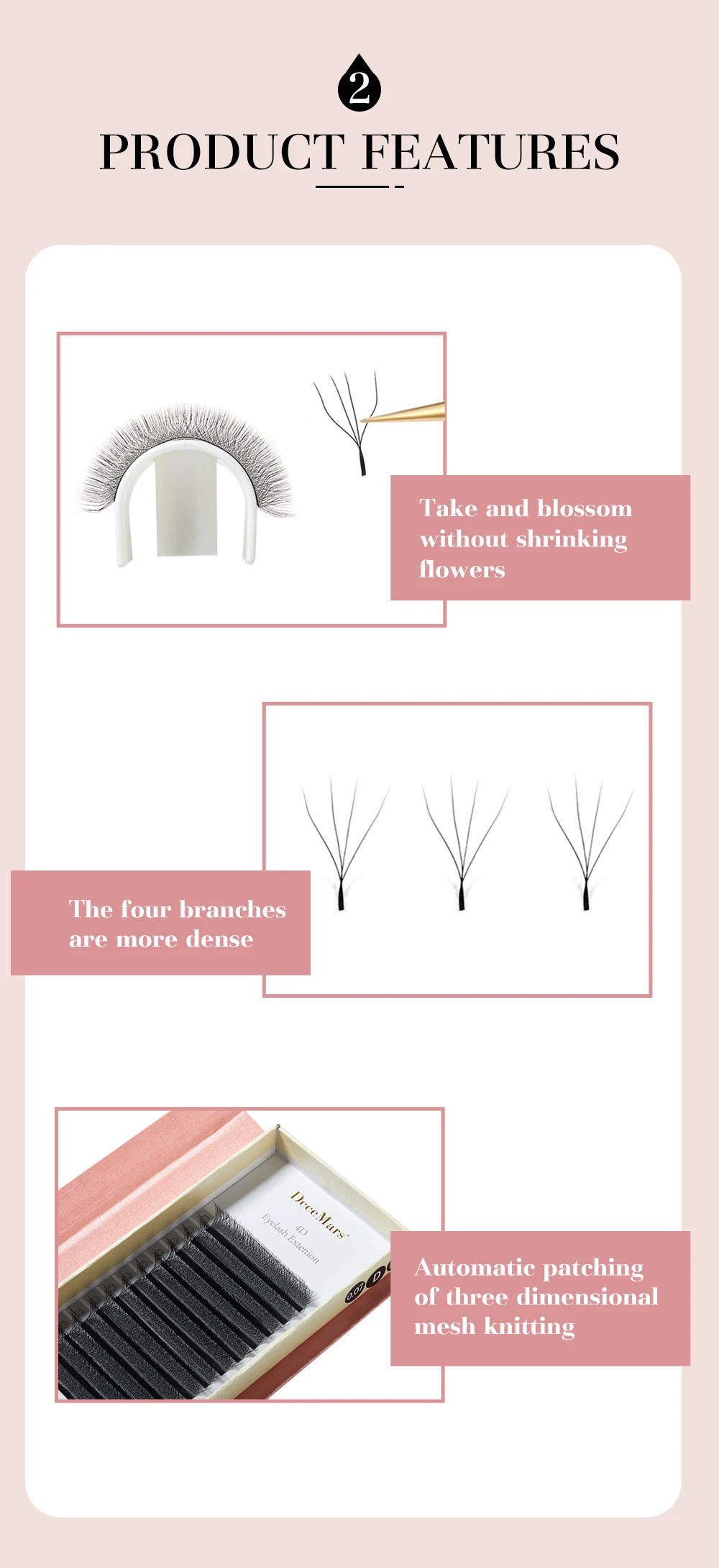DeceMars 4D Eyelash Extensions — product detail 4