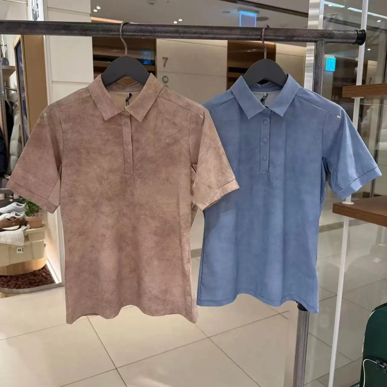 2026 Summer Female Golf Lapel Short Sleeve T-shirt Breathable Slimming Casual All-match Outdoor Golf Sports Top