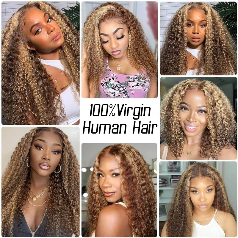 Deep Wave Human Hair Extensions 100% Brazilian Virgin Hair for Braiding,Curling,Suitable for All Women Knotless Braids Hair