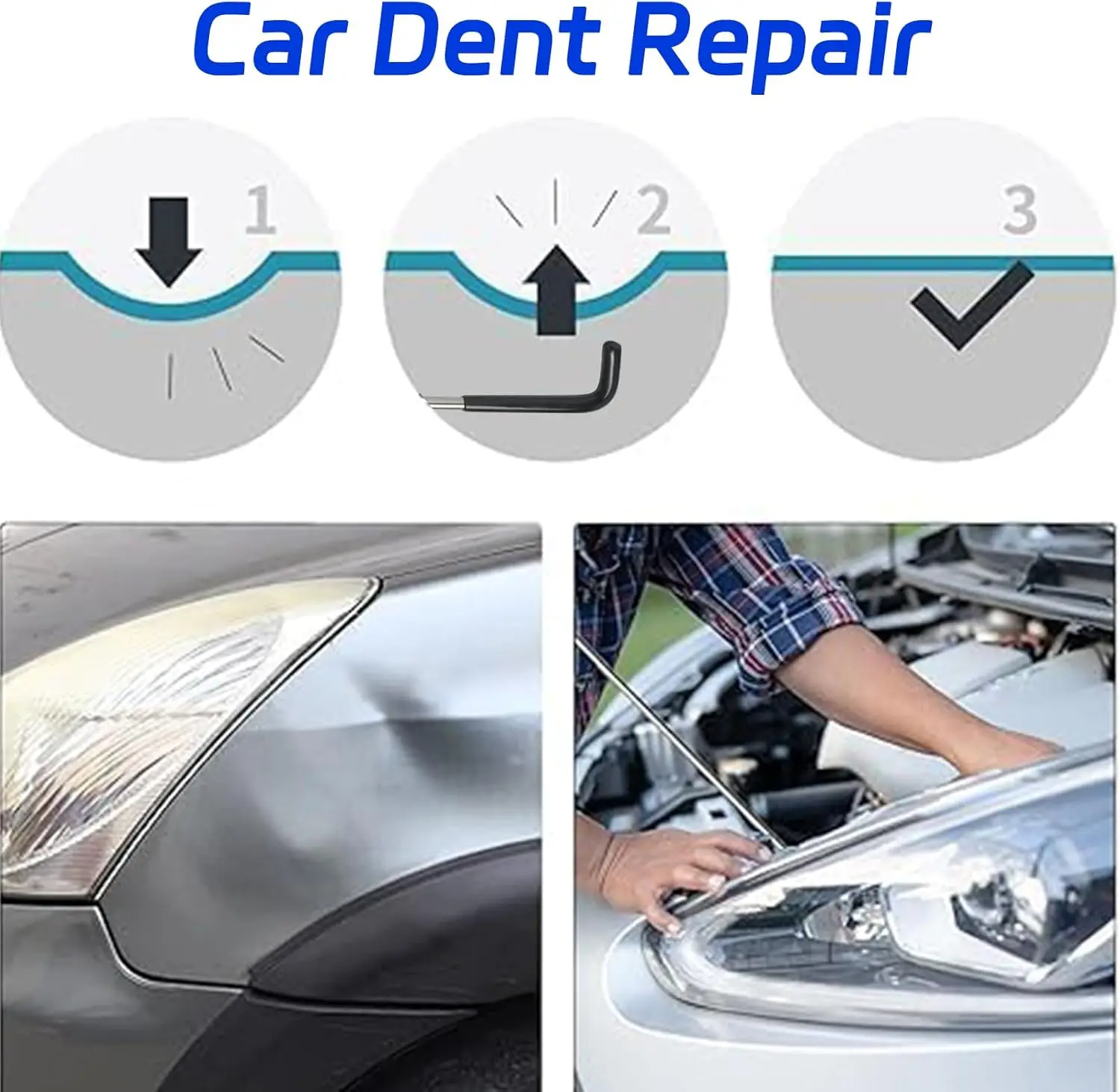 Tragbare Reparaturwerkzeuge, Stiftzieher-Werkzeugsatz aus Edelstahl, 23-teilig