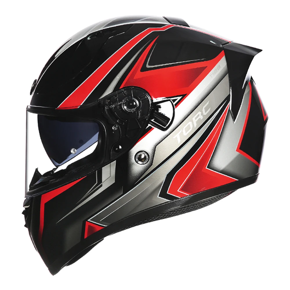 

M-4XL Red Black Wear-Resistant Motocross Accessories Anti-Fall Motorcycle Kask Full Face Biker Helmet Breathable Head Protection