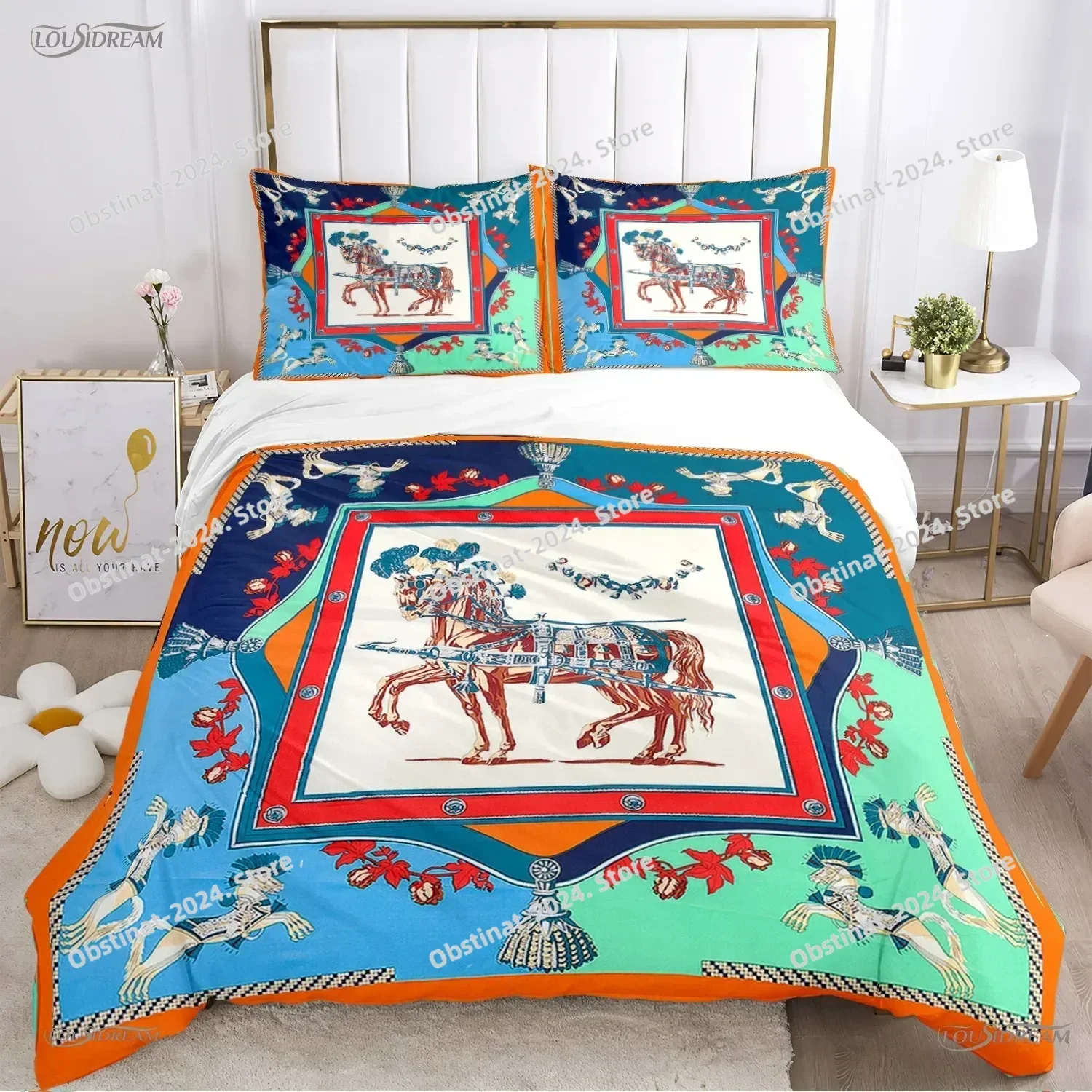 M-Murder Drones Cartoon Print Bedding Sets exquisite bed supplies set duvet cover bed comforter set bedding luxury birthday gift