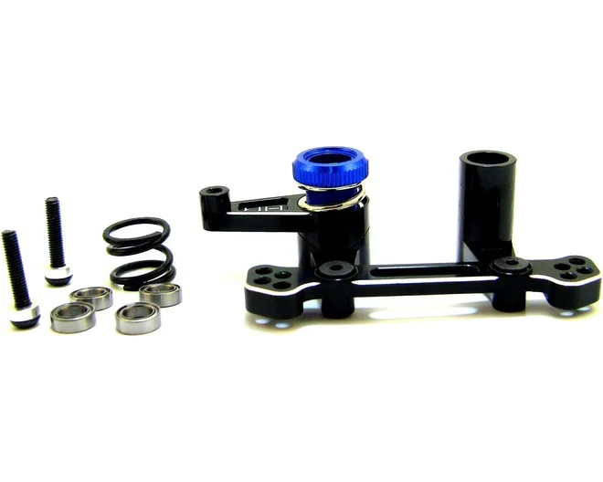 Hot Racing TE48X01 Black CNC 6061 Aluminum Steering Bellcrank w/Servo Saver for Traxxas Slash 2WD Rustler Bandit