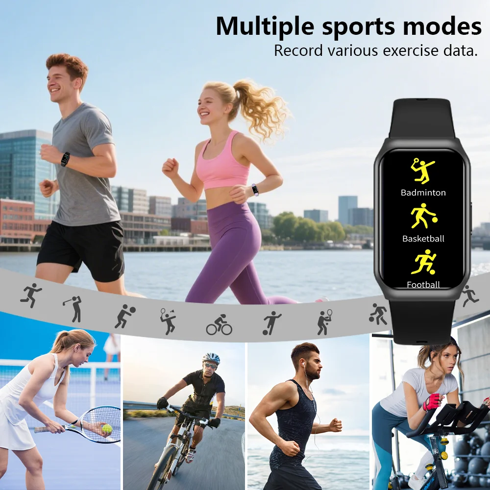 1.45-inch HD Smartwatch Eco-friendly Curved Case Bluetooth Calling Heart Rate and Sleep Tracking Multiple Workout Modes Unisex