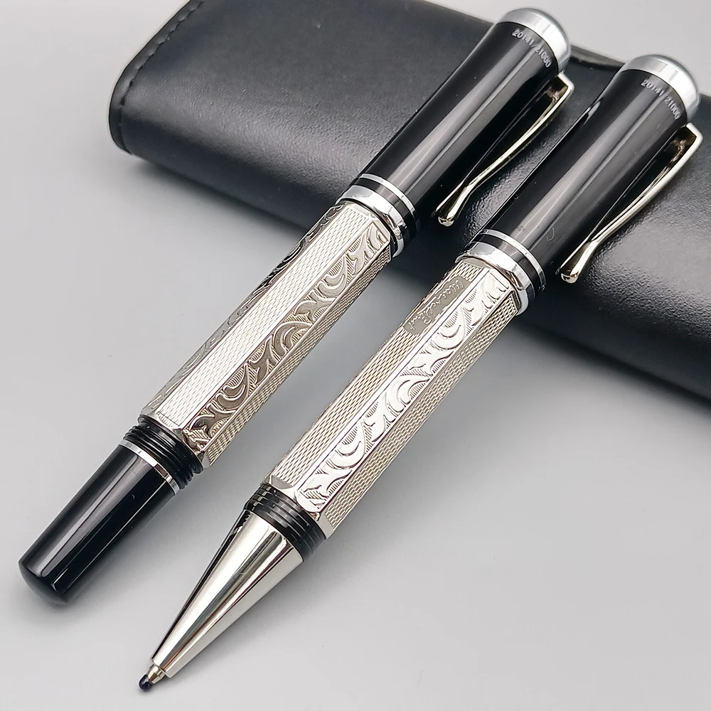 قلم حبر جاف فاخر من سلسلة المشاهير من MB RolleBall هدية قرطاسية أنيقة للكتابة المكتبية