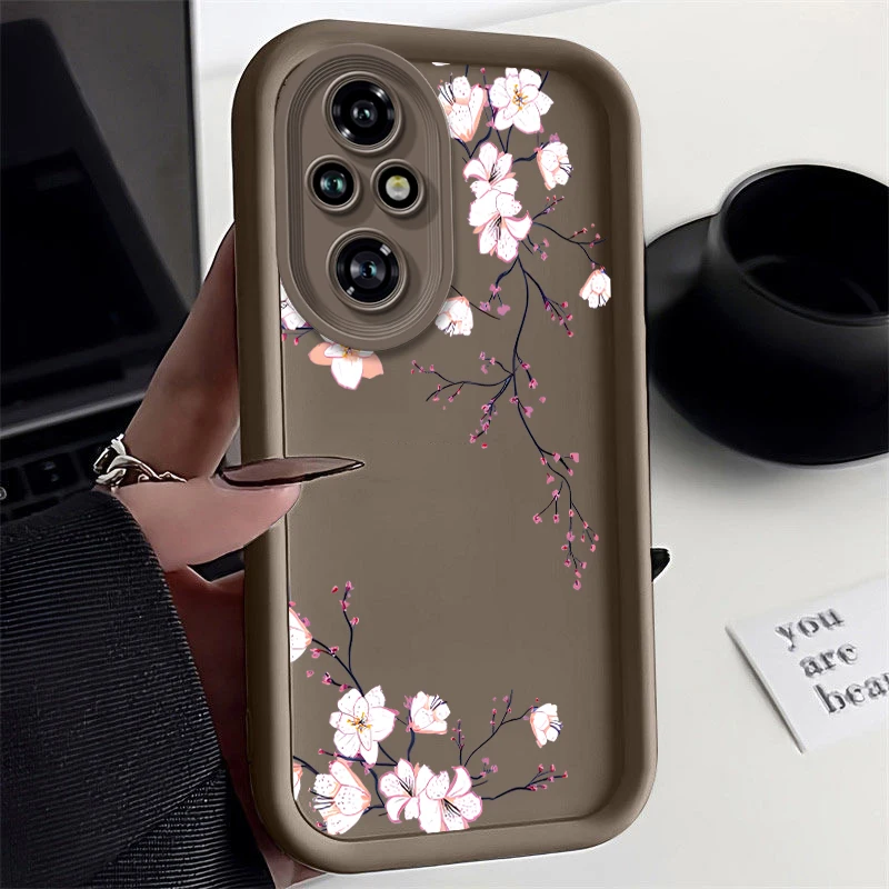 200 Pink Plum New Sky Eye Phone Case For Honor 200 90Lite 200Lite 50 9X X7A X30 9XPro X50i X8A X7 X6 X40i 50SE X9A X40GT Cover