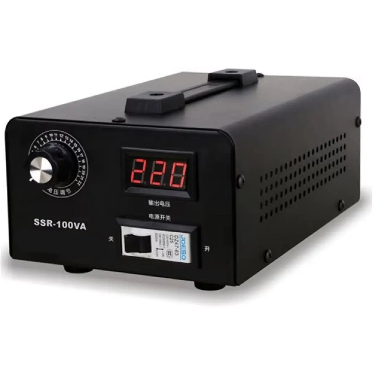 2026 New Controlled Electronic Voltage Regulator, Single Phase Solid State Voltage Regulator, AC 220V 100A, SSR-100A