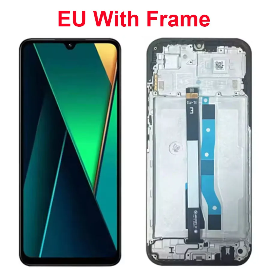6.9'' Ekran LCD z panelem dotykowym i digitizerem do Xiaomi Redmi 15C 4G, części zamienne do Xiaomi Redmi 15C, ekran z ramką — zdjęcie produktu 5