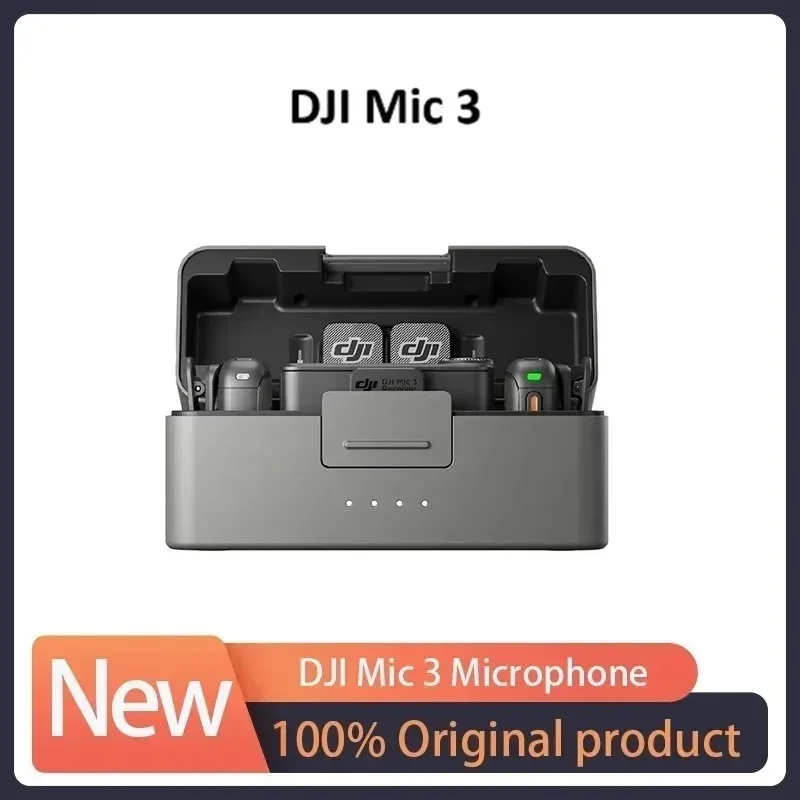 Mic 3 Advanced Mini Wireless Microphone for Interviews, Live Streaming, Vlogging, and Noise-Canceling Lavalier Microphon