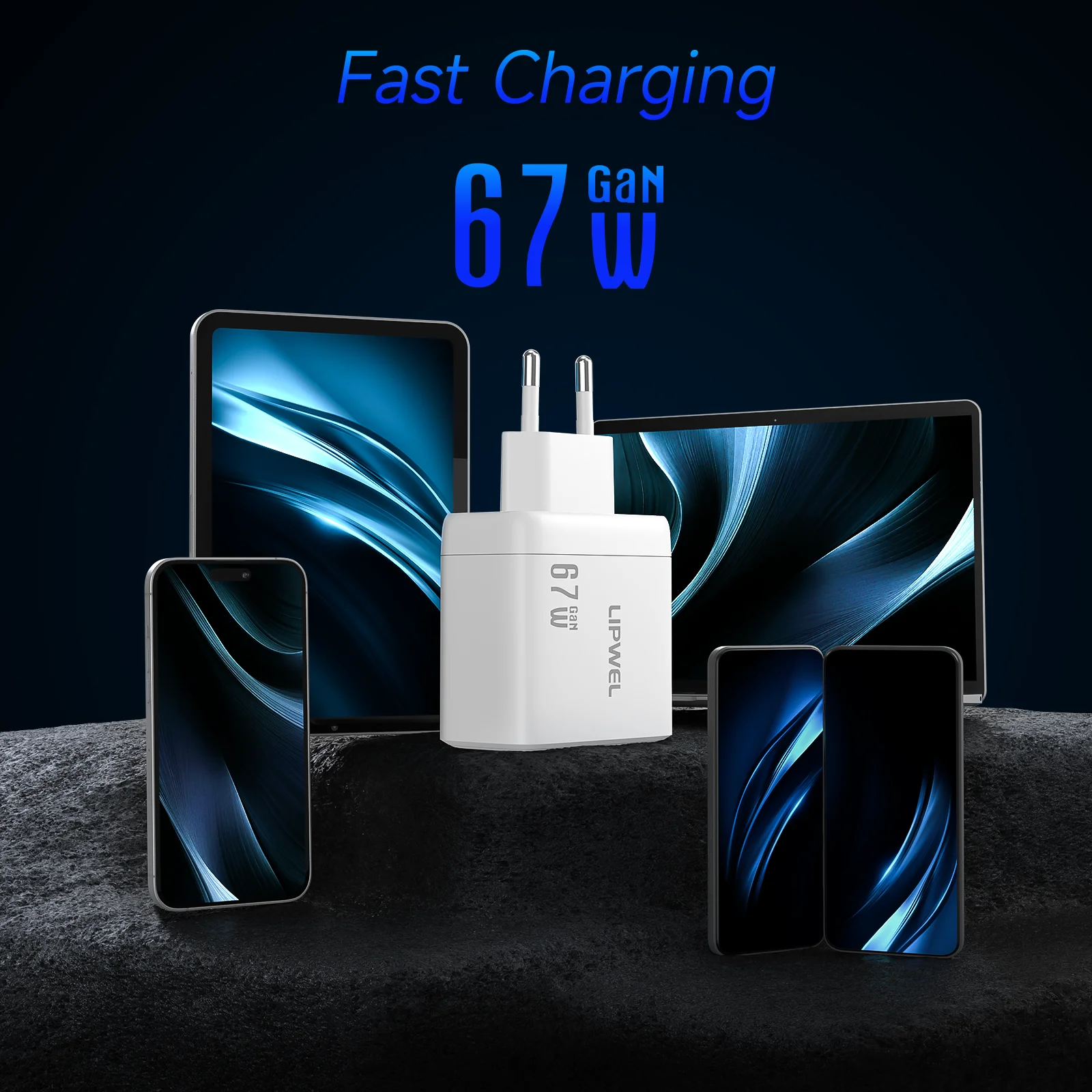 3-Port 67W Usb C Wa…