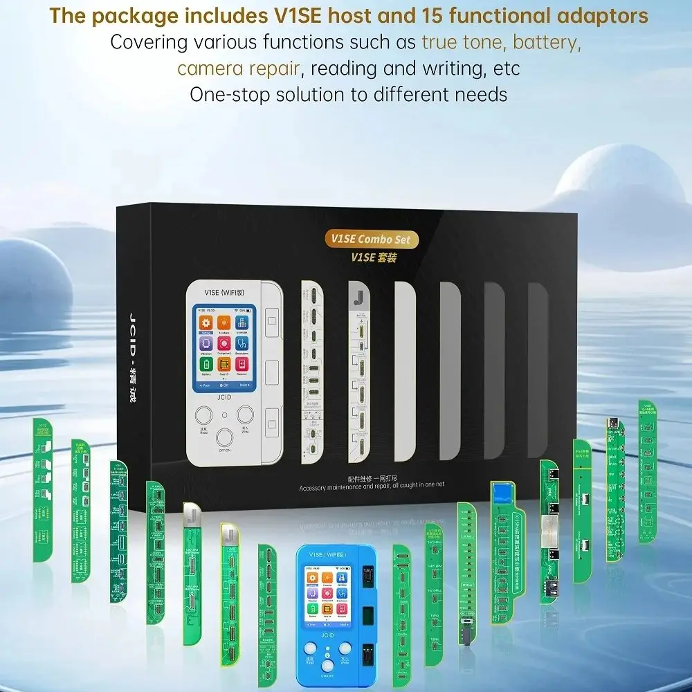 

JC JCID V1SE Programming Read Repairer IPhone Battery Flex Face ID LCD TrueTone Fingerprint SN Touch Vibration Repair Tools