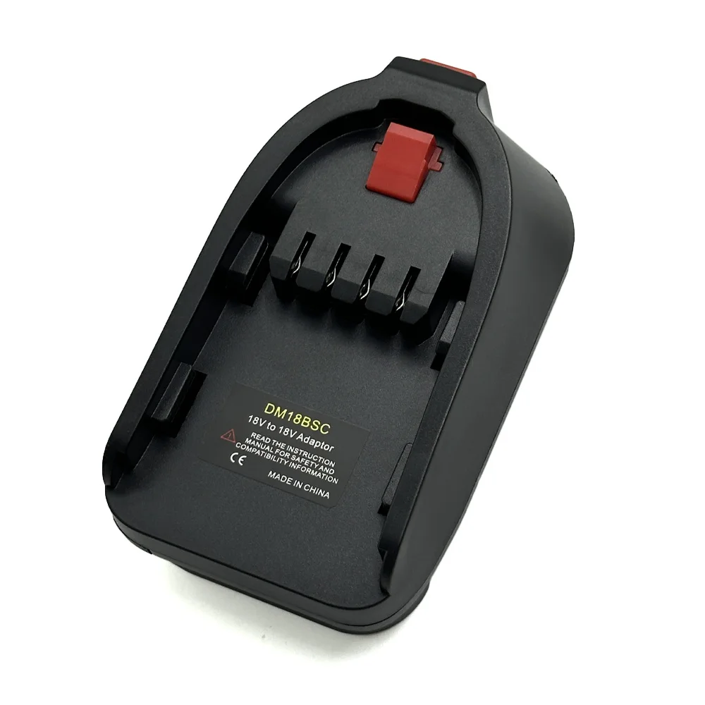 NOWY Adapter Konwerter DM18BSC Do Akumulatorów Litowo-jonowych Dewalt i Milwaukee do Domowych Elektrycznych Narzędzi Litowych Zamiennik Wszystkich 18V 20V — zdjęcie produktu 3