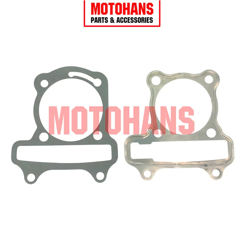 

BX1407340 5 SETS GY6 80CC TO 120CC 47MM TO 52MM BORE CYLINDER AND HEAD GASKET FOR 139QMB ENGINE 4T CHINESE SCOOTER ATV QUAD