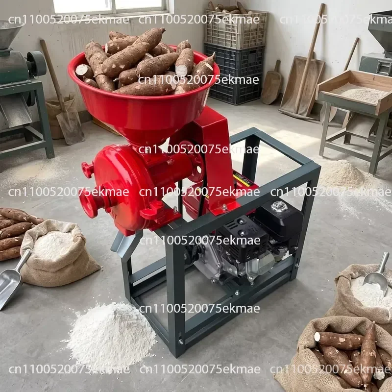 Wet and Dry Wheat Flour Grain Corn Soybean Grinder Cassava Flour Machine Automatic Flour Machine Price