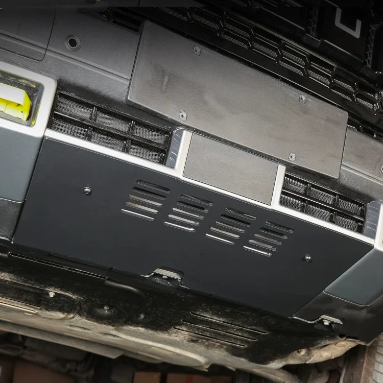 Car Front Bumper Skid Plate for Jetour T2 modified bottom Condenser Radiator Protective Plate Sand Guard accessories