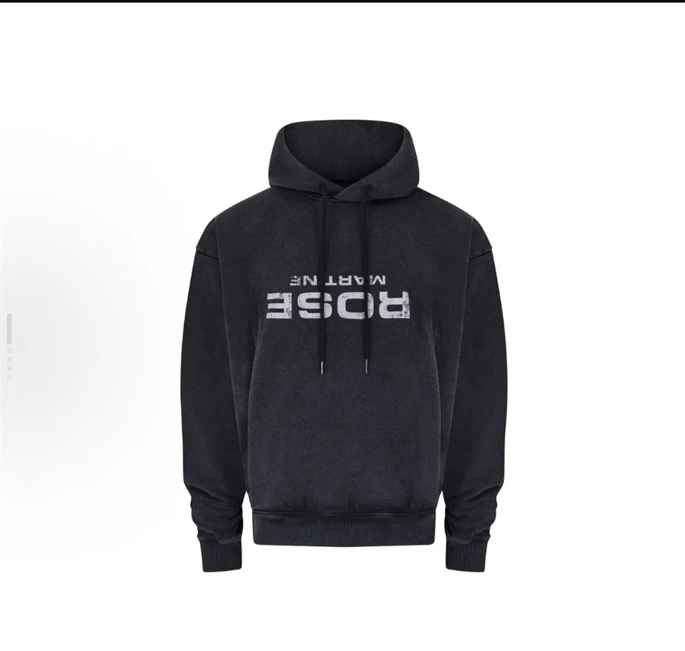 25FW MARTINE ROSE هوديي مقنعين الرجال النساء أفضل جودة البلوفرات المتضخم