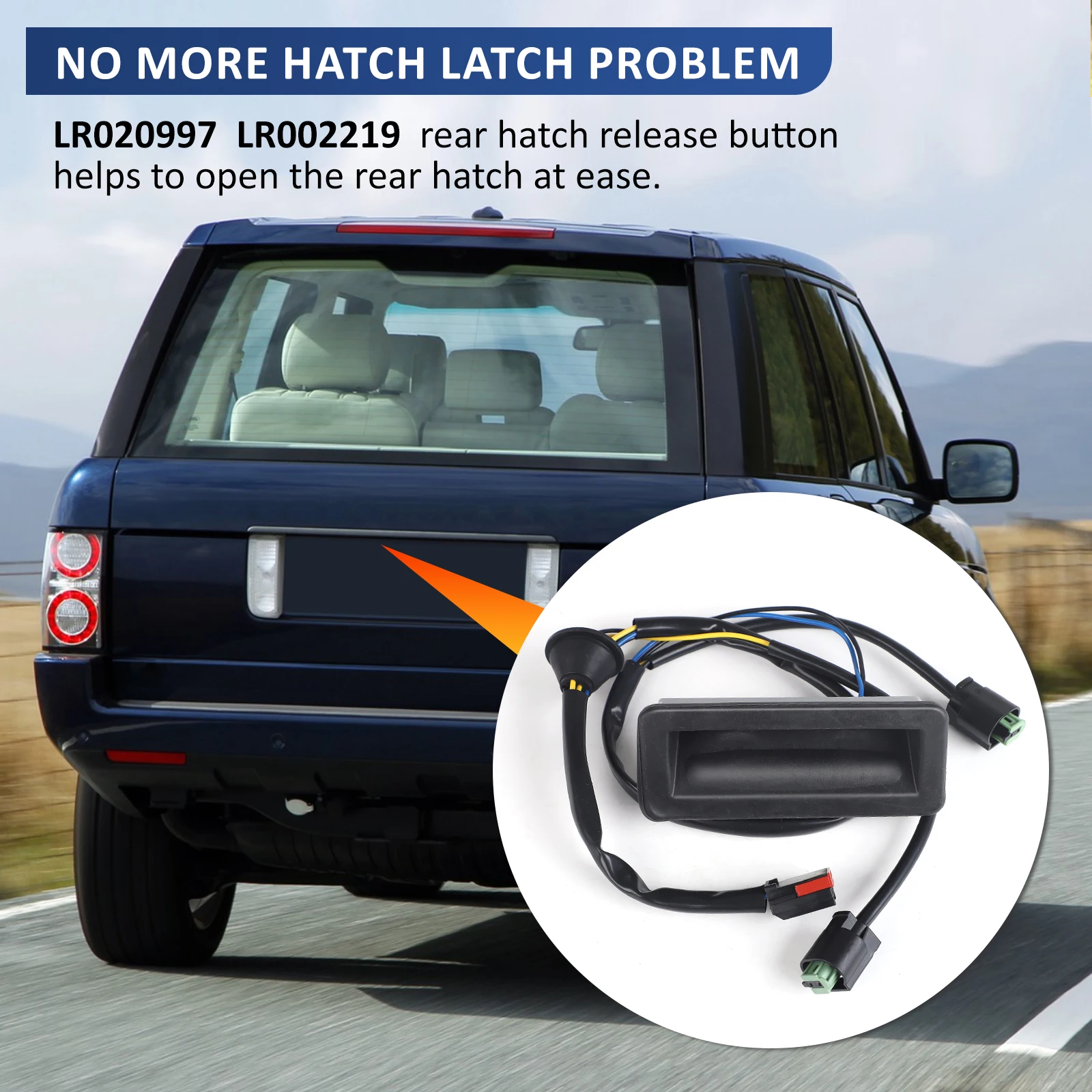 for Land Rover Freelander 2 2008-2015 Lr020997 Lr042648 Lr002219 Rear Boot Trunk Tailgate Release Handle Switch Wiring Button - Image 3