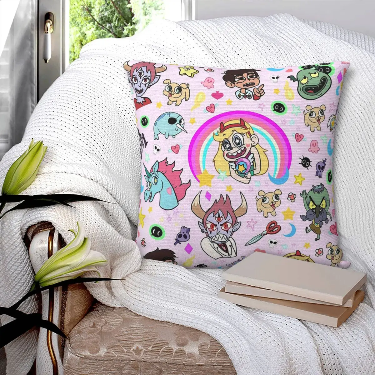 

Звезда против силы зла! Одеяло квадратная наволочка наволочка подушка на молнии декоративная удобная подушка для домашнего дивана