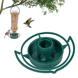 Automatic Outdoor Wild Bird Feeder Plastic Hanging Feed Bowl Feeding Tools Seeds Feed Forest Hanging Cup Bottle Mouth Docking