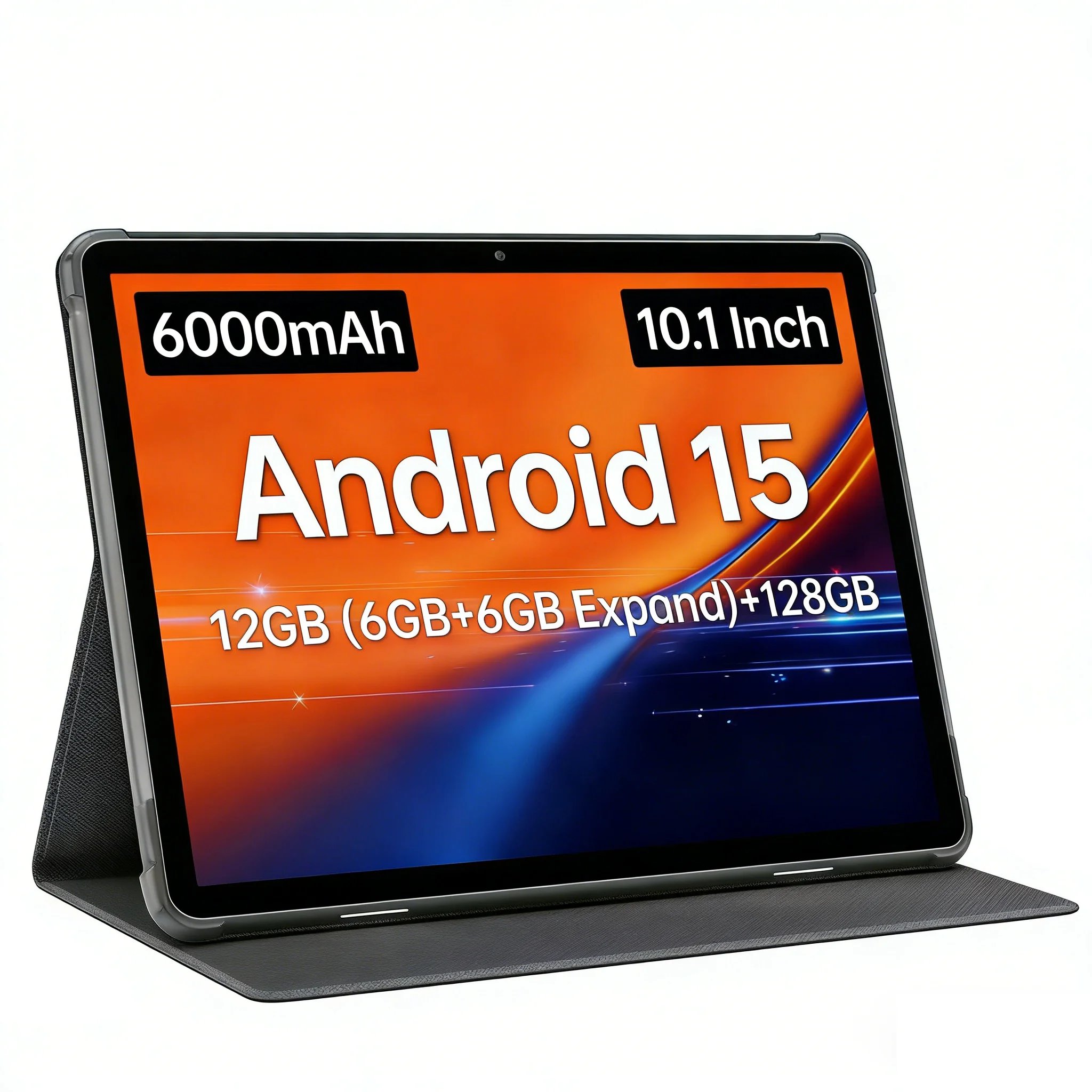 

Paitanry 10.1 Inch Android 15 Tablet 12GB(6GB+6GB Expand) RAM 128GB ROM 1TB Expand Octa Core 6000mAh WiFi 6 GMS Google Play Pad