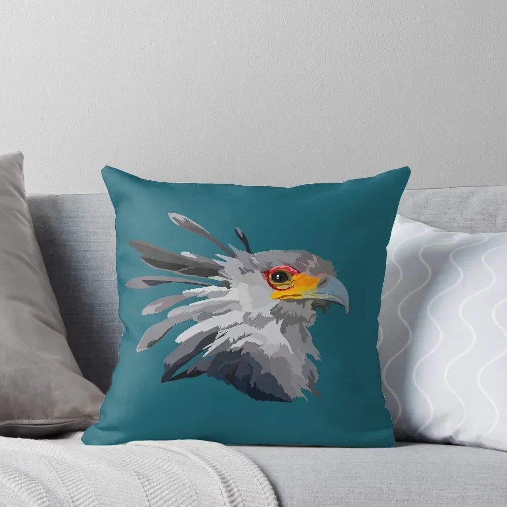 S is for Secretary bird Throw Pillow Christmas Cushion For Home covers for pillows Pillow