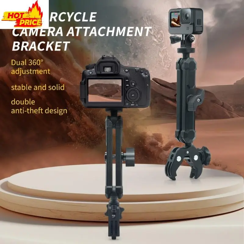 

Bike Camera Mount Bracket Motorcycle Camera MountHandlebar Holder for Action Cameras Bike Mount with Quick Release Base