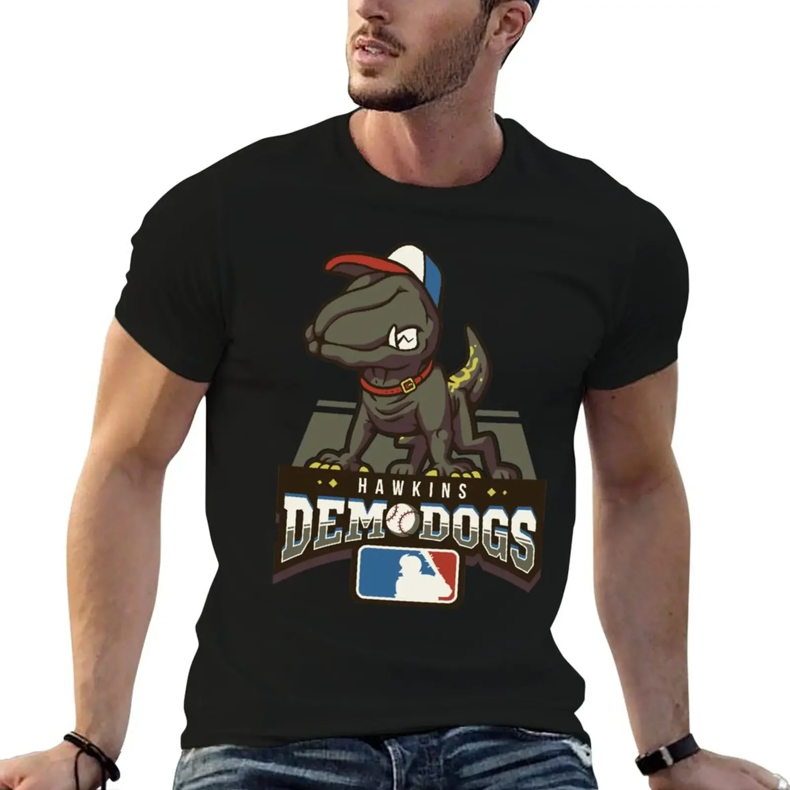 Go Demodogs! T-Shirt vintage graphic tee custom shirt t shirts for men pack