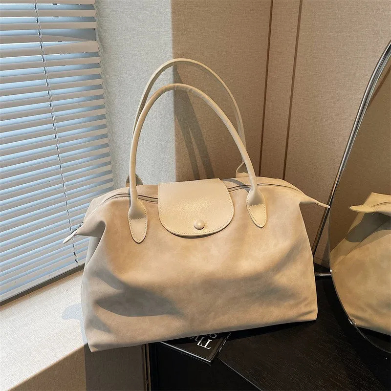 lightweight-portable-travel-bag-women's-shoulder-bag-fitness-bag-delivery-bag-short-trip-waterproof-luggage-bag