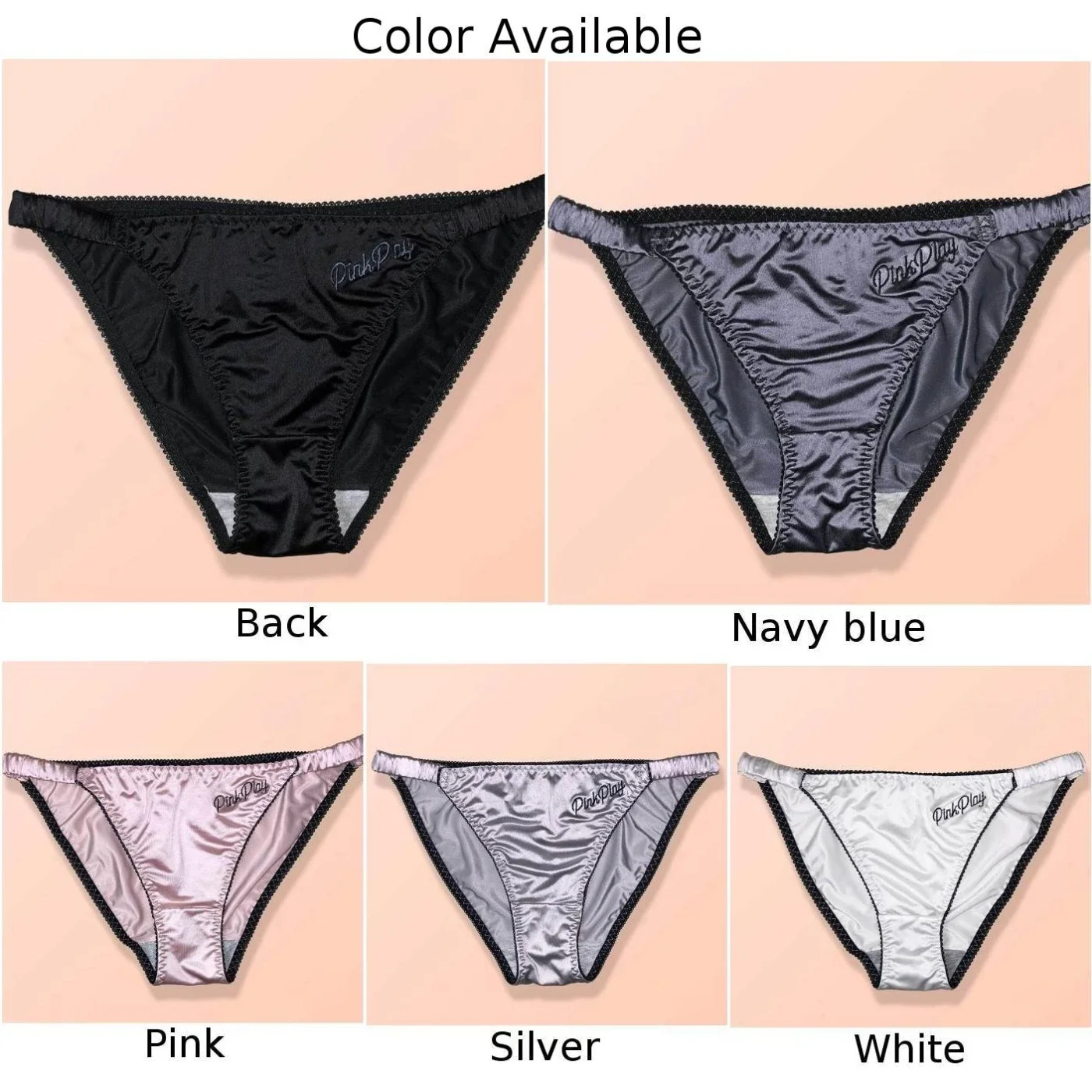 Sexy Underwear Woman Silk Satin Women\'s Panties Ladies Oily Shiny Lingerie Penetration Knickers Cute Briefs Stretch Sot Thongs