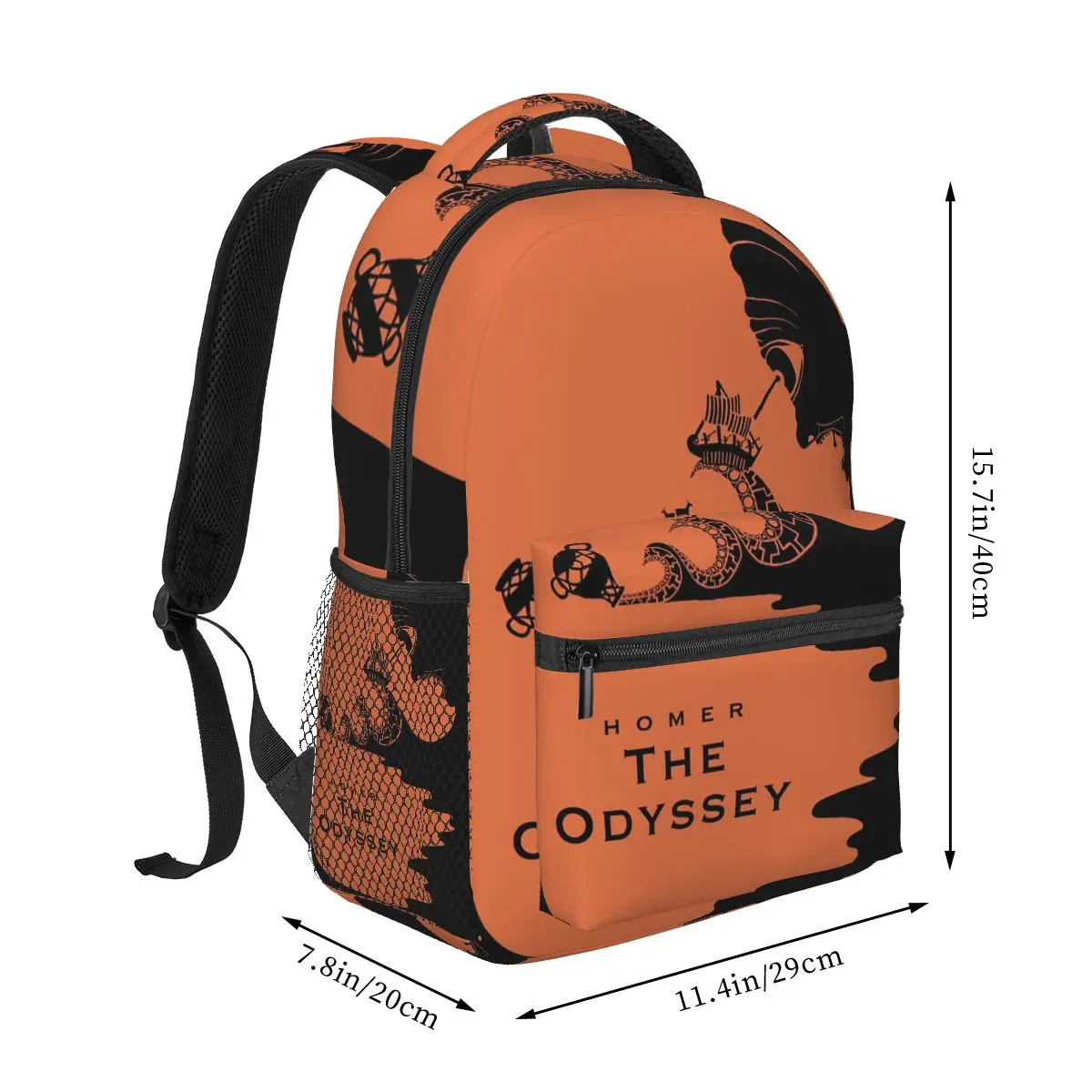 The Odyssey Of Homer Ancient Greek History Book Odyssey Backpack Student Boy Girl BookBag School Bag Shoulder Bags for Men Women
