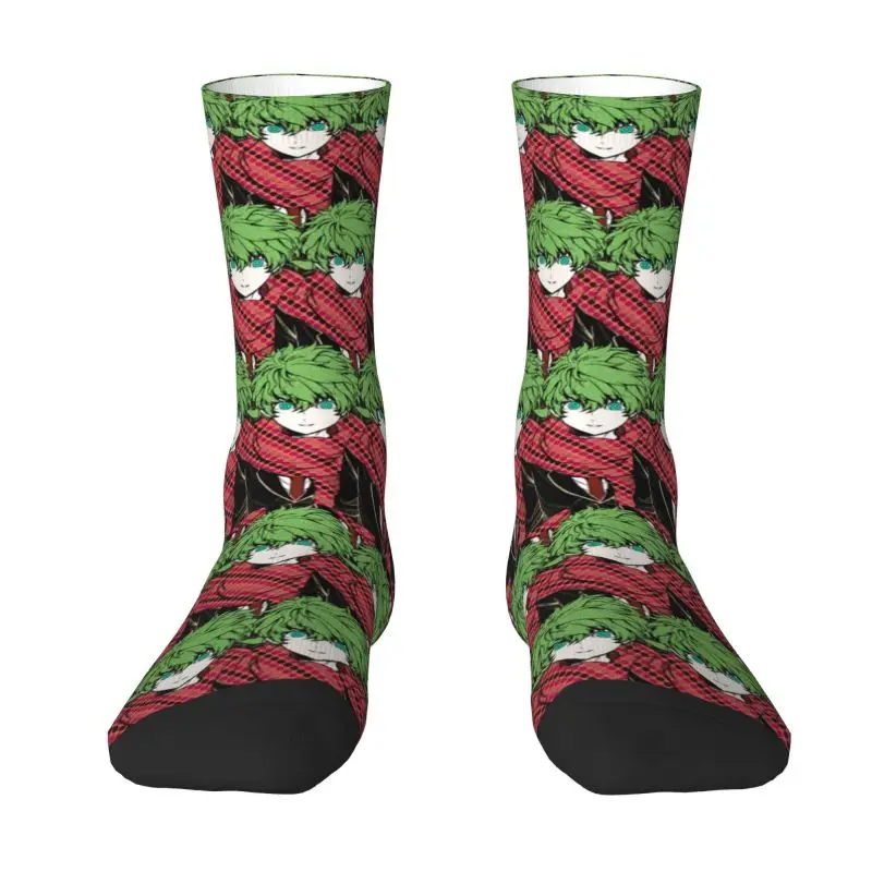 Yttd Spiel Anime Shin Tsukimi Kleid Socken Männer Frauen warme Mode Neuheit Crew Socken