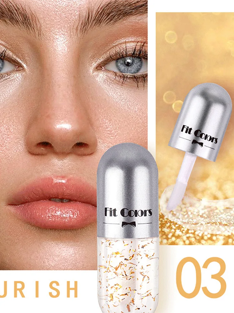 3Pcs Lip Plumper Feuchtigkeitsspendende Peeling Instant Volumising Glitter Glanz Lip Balm Long Lasting Feuchtigkeitscreme Lip Öl Lip Pflege