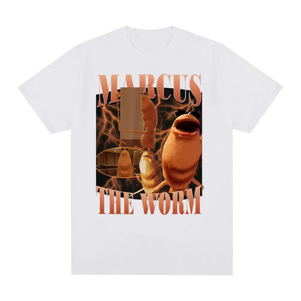 Funny Marcus The Worm Meme T Shirt Where Is Jimbo James Graphic Tee Shirt Men's Women Vintage Humor Casual Short Sleeve T-shirt