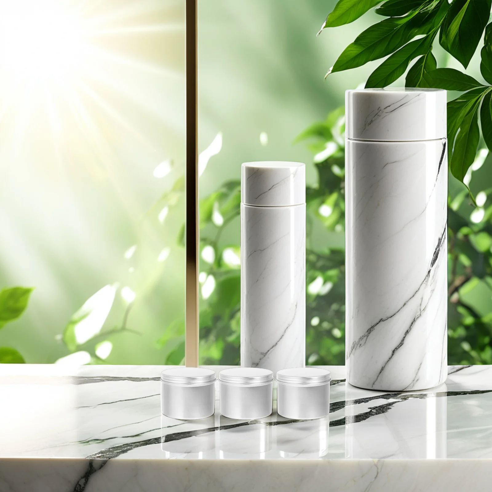 

6 pcs Aluminum Storage Can Compact Tea Leaf Jar For Seasoning Powder Candy Container Mini Tin Thank You Gift Basket