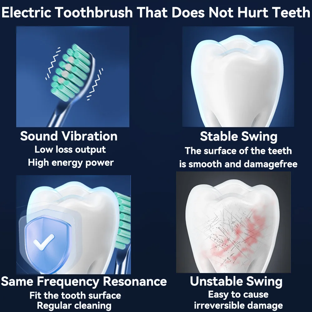 Sonic Electric Adult Toothbrush, the ultimate solution for your dental care needs. 5