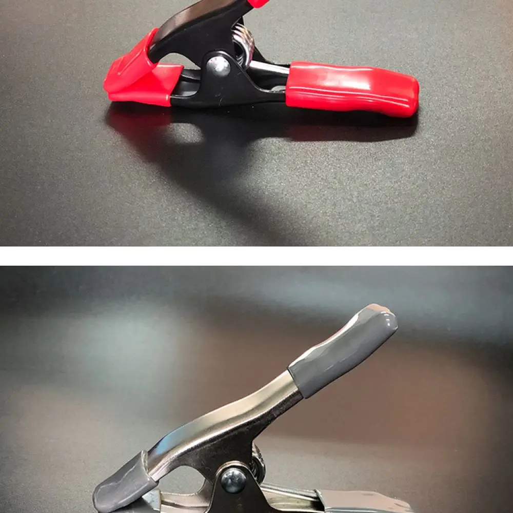 Durable 4 Inch Metal A Clamp High Carbon Steel Strong Spring Clip Woodworking Photography Background Fixing Hand Tool