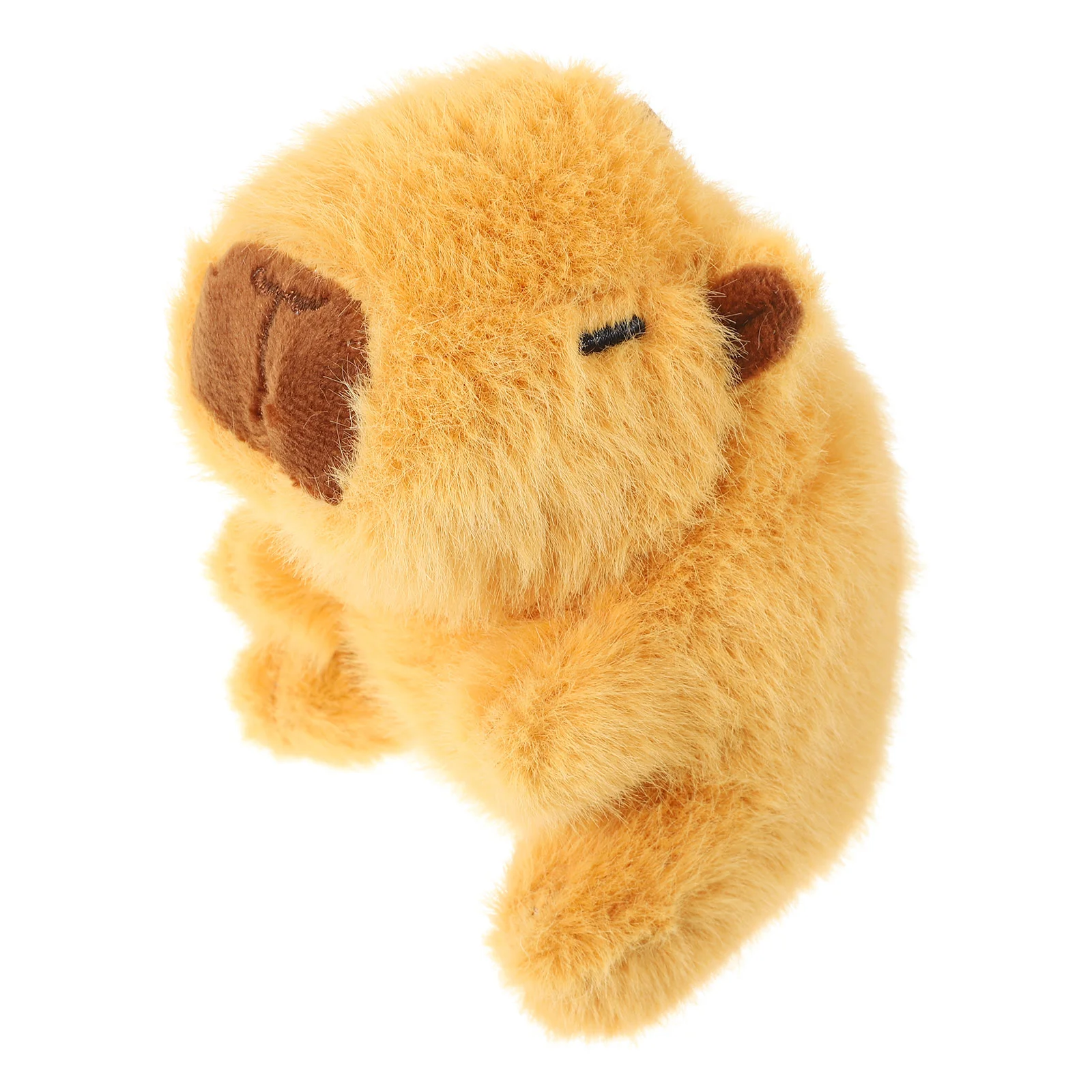 Capybara Keychain Plush Charms DIY Keychains Pendants Stuffed Animals Handbag Decorate Schoolbag Pp Cotton Fob