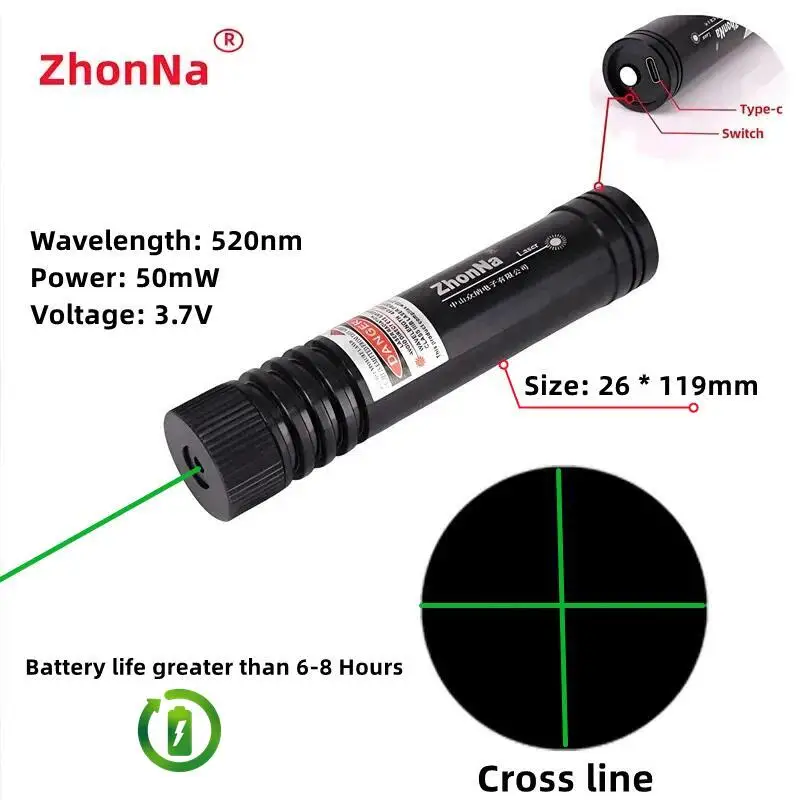 Red Line Module for Stone and Wood Cutting Clothing Fabric Cutting 8-Hour Long Battery Life Can Accept Customized Services