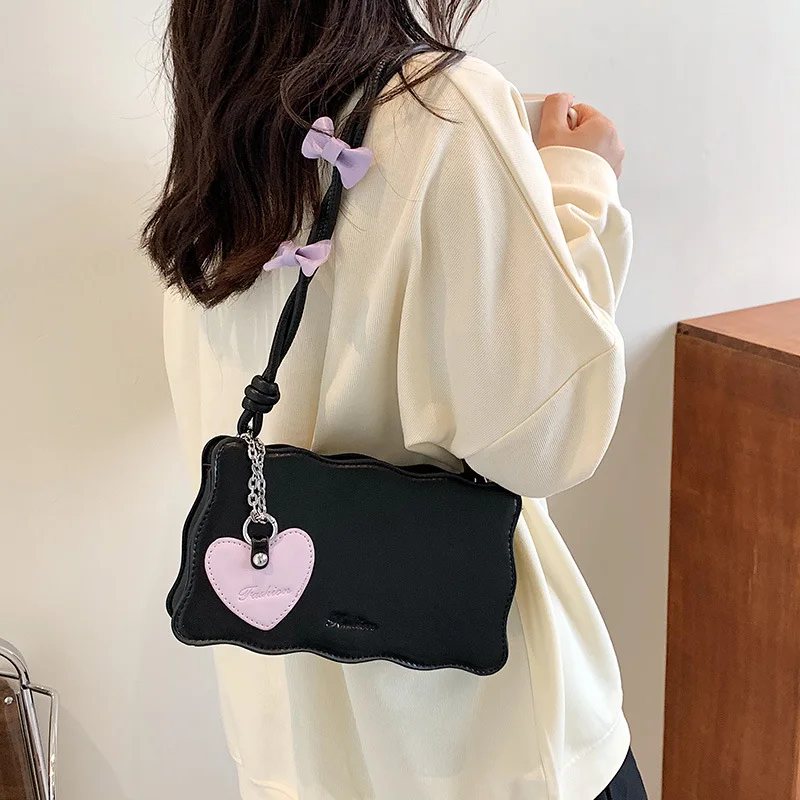 Niche Design Summer 2022 New Trend Exquisite High Quality Bow Fashion Shoulder Underarm Handbags for Women Love Accessories Cute