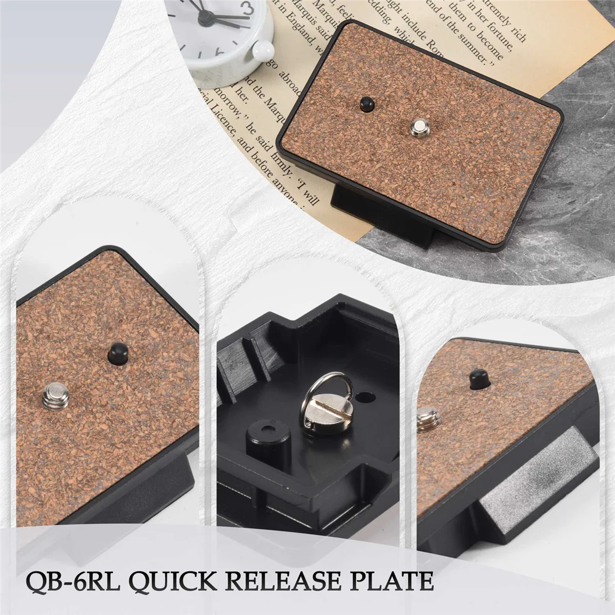 A52TNew Quick Release Plate for QB-6RL PH-368 PH-268R /288R VCT-870RM DC70