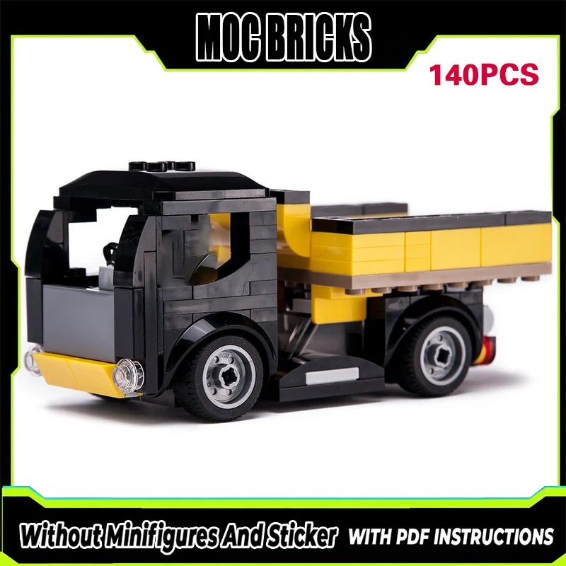 

Конструктор City Car Model MOC: Модульный грузовик-самосвал для перевозки грузов, технологичный подарок, набор для сборки, детские игрушки для праздников