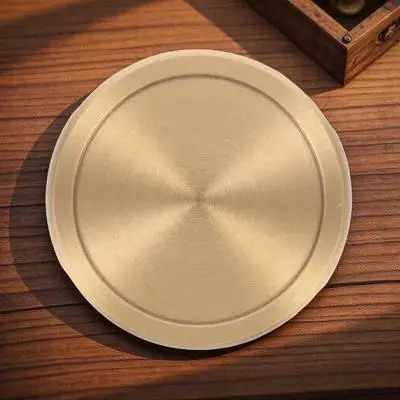 

Copper Round Incense Burner Base Delicate Displaying Stand Crafts Aromatic Home Decoration Incense Burner Base