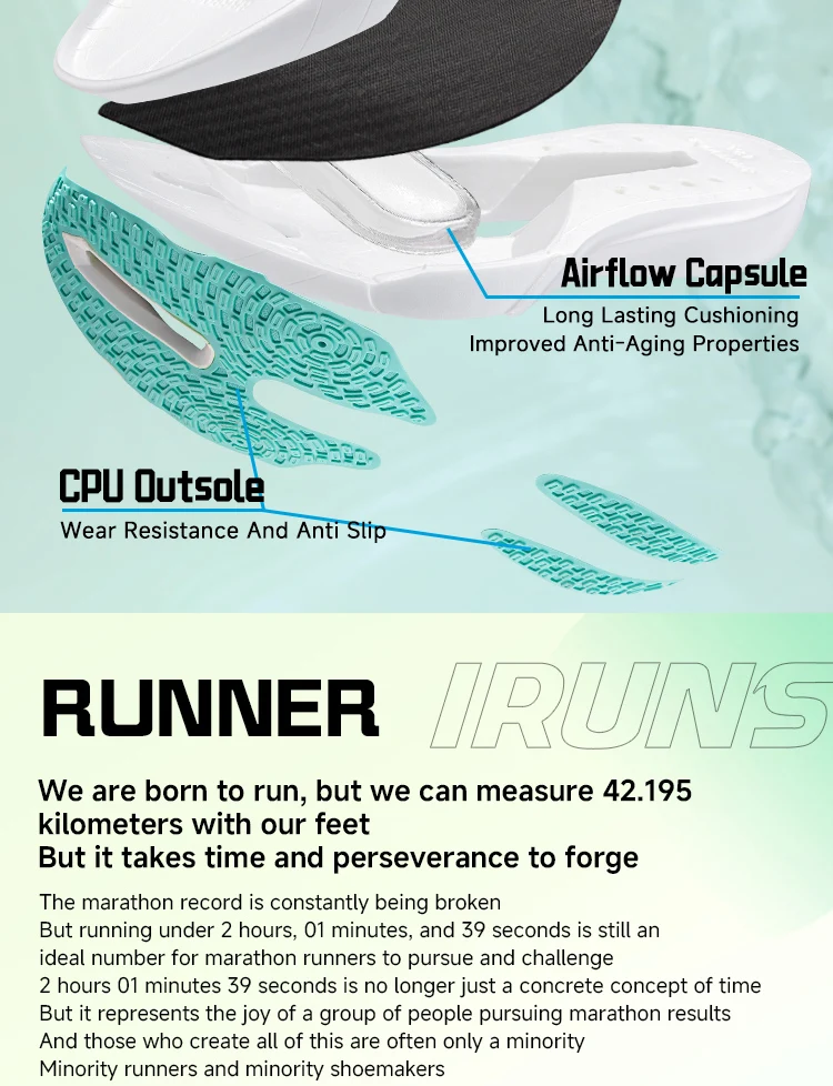 IRUNSVAN Full Plam Carbon Plate Trail-Laufschuhe für Herren, 2026, hochwertige, trendige Schuhe, neue ultraleichte Laufschuhe, Sport – Detail 6