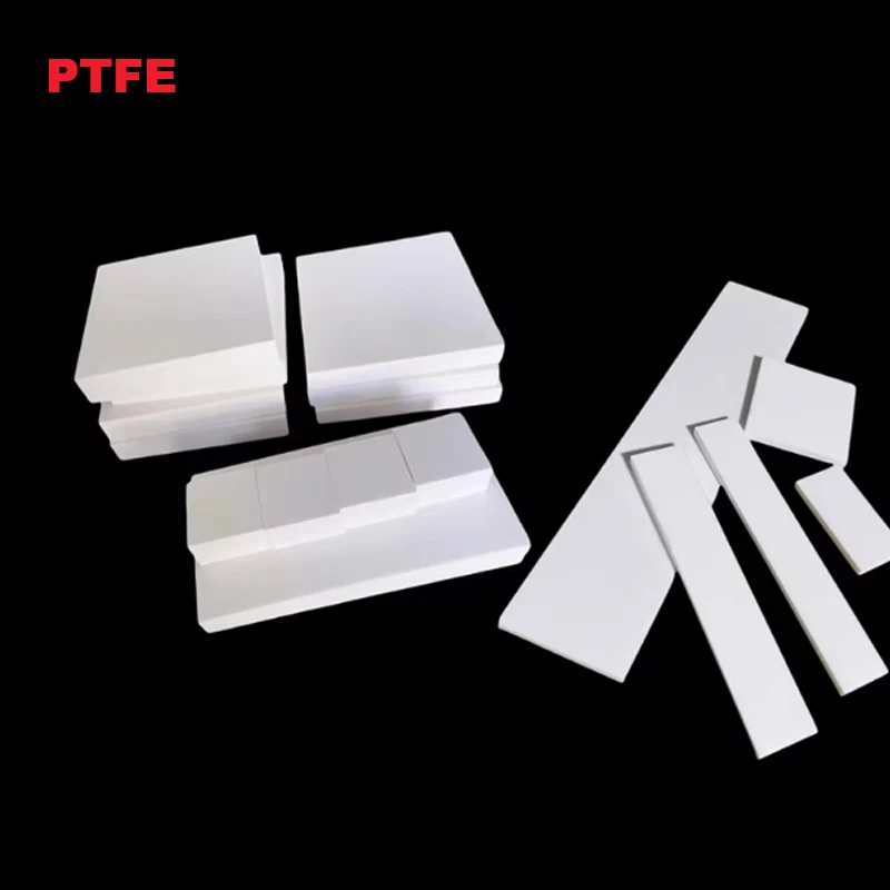 PTFE Thickness 1/2/3/4/5/6/8/10/12/15-35mm Thick White Square Plate High Temperature Resistant PTFE Anti-Corrosion Plastic Sheet