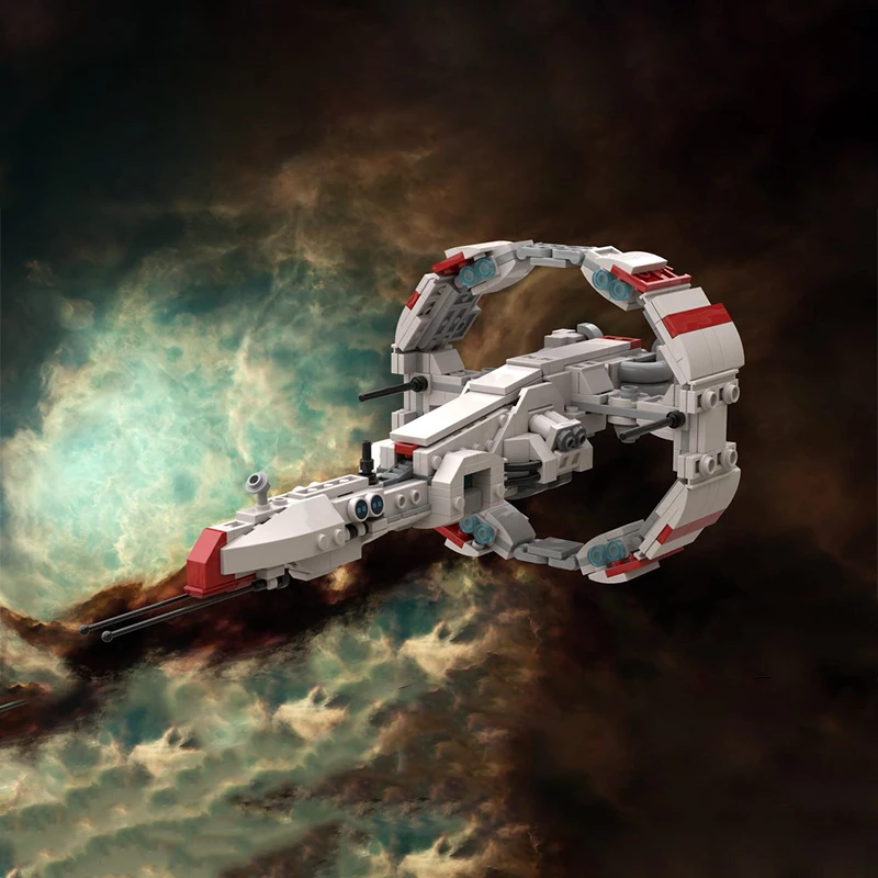 615pcs Moc EVE Online Spaceships Stratios Cruiser Model Building Blocks DIY Creative Assembly Bricks Toys Kids Christmas Gifts