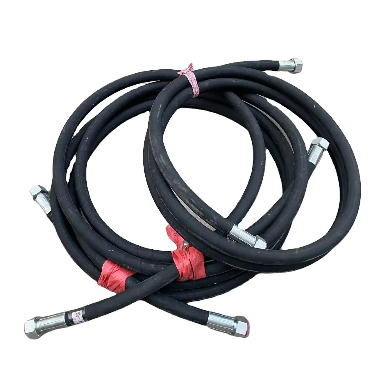 High pressure steel wire braided/wound hydraulic rubber hose resistant to high pressure and oil