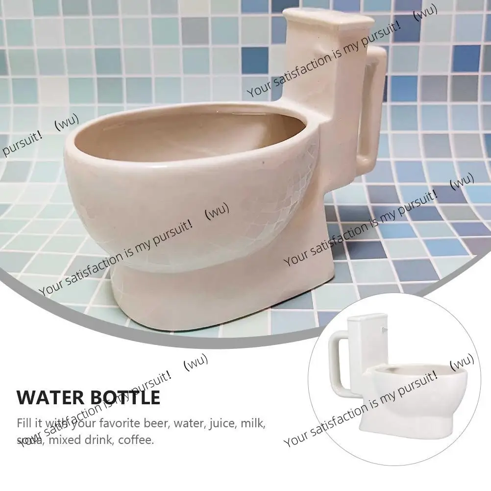 Ceramic Toilet Mug Novelty Drink Container Creative Beer Glass Water Bottle Coffee Cup Mugs Tea Shaped Home Office Use Dining